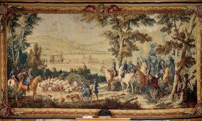Jacht van Lodewijk XV door Jean Baptiste Oudry