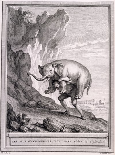 Les Deux Avanturiers et le Talisman, ca. 1755-1759 door Jean Baptiste Oudry