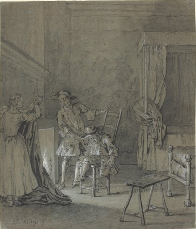 Ragotin Bedwelmd door La Rancune door Jean Baptiste Oudry