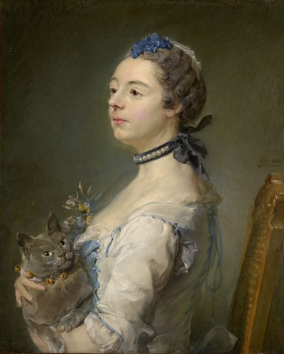 Magdaleine Pinceloup de la Grange, née de Parseval door Jean Baptiste Perronneau