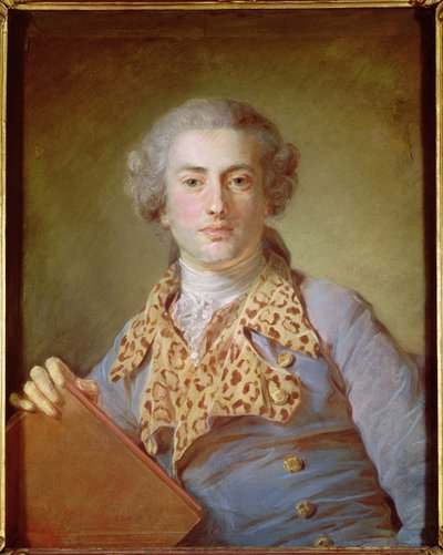 Portret van Jean-Georges Noverre (1727-1810), 1764 door Jean Baptiste Perronneau