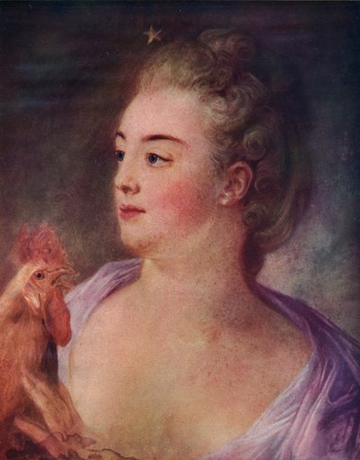 Portret van een dame, 1763 door Jean Baptiste Perronneau