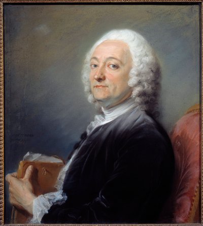 Portret van de schilder Hubert Drouais door Jean Baptiste Perronneau