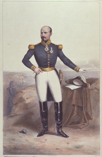 Generaal Louis Jules Trochu (1815-96) door Jean Baptiste Perrot