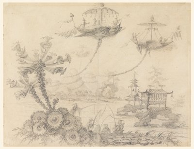 Chinoiserie fantasie door Jean Baptiste Pillement