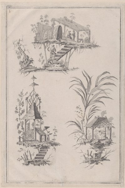 Chinoiserie ornamenten door Jean Baptiste Pillement