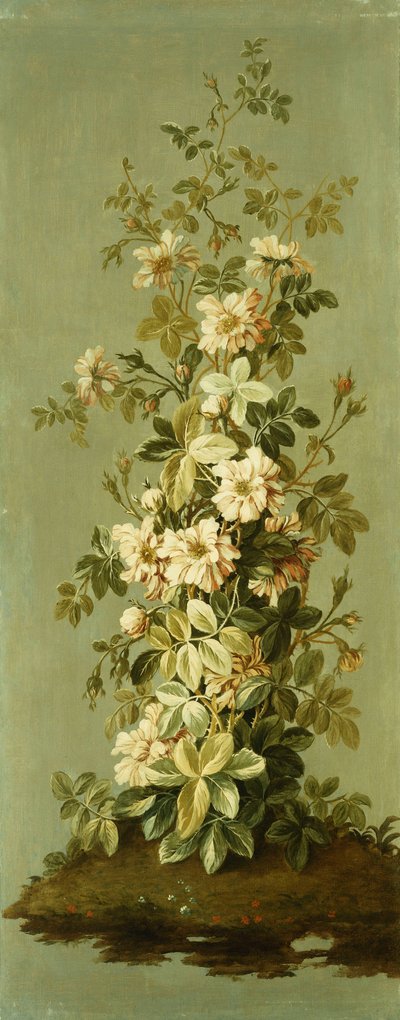 Decoratieve Panelen met Bloemen door Jean Baptiste Pillement