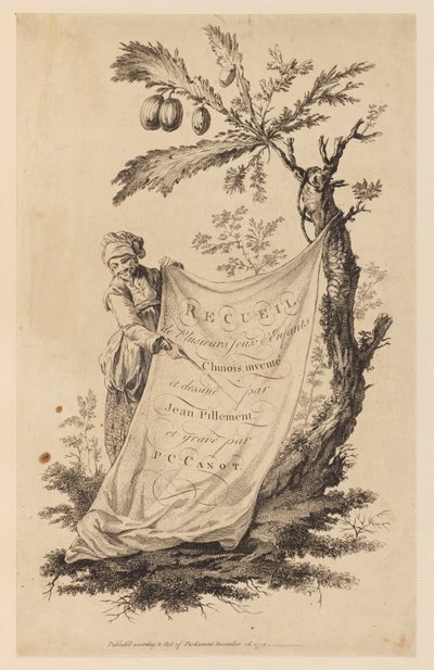 Titelpagina, "Recueil de Plusieurs Jeux d