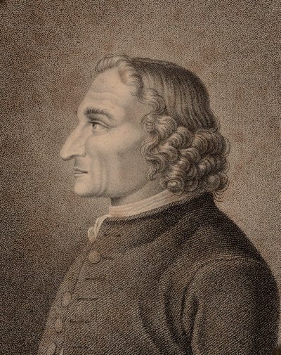 Portret van de violist en componist Giuseppe Tartini 1692-1770, 1810 door Jean Baptiste Ponce Lambert