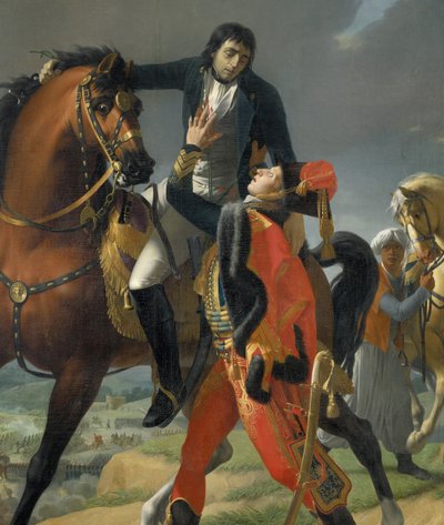 Dood van generaal Louis Charles Antoine Desaix bij de Slag bij Marengo op 14 juni 1800 door Jean Baptiste Regnault