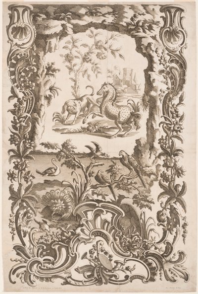 Print door Jean Baptiste Scotin I