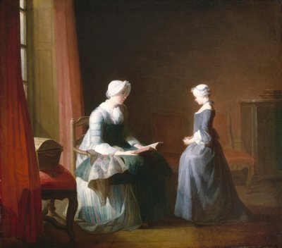 De goede opvoeding, c.1753 door Jean Baptiste Simeon Chardin