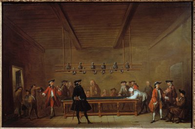 Het zwembadfeest door Jean Baptiste Simeon Chardin