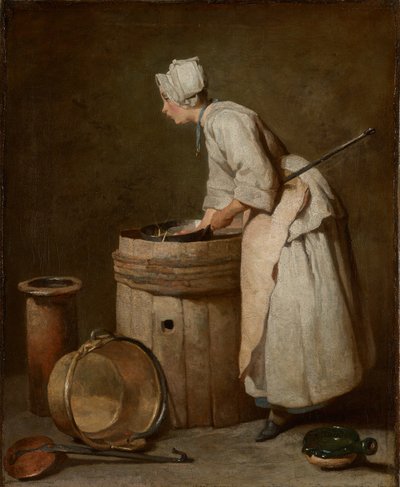 De Keukenmeid door Jean Baptiste Simeon Chardin