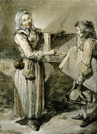 De kijkdoos door Jean Baptiste Simeon Chardin