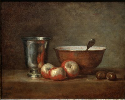 De zilveren beker door Jean Baptiste Simeon Chardin