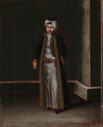 Een Joodse Geldwisselaar door Jean Baptiste Vanmour (workshop of)