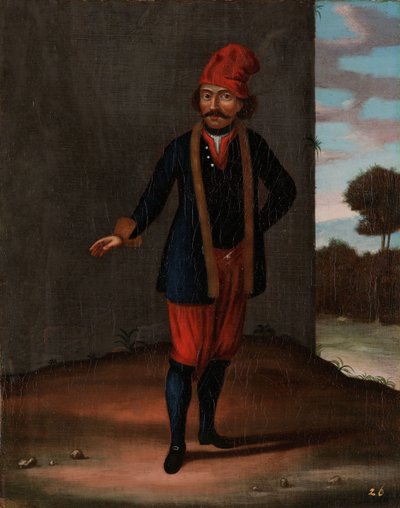 Man van het eiland Kithnos (Thermia) door Jean Baptiste Vanmour (workshop of)