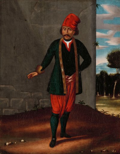 Man van het Eiland Tinos door Jean Baptiste Vanmour (workshop of)