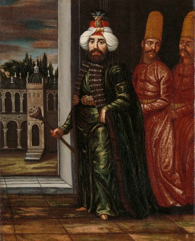 Portret van Sultan Ahmed III door Jean Baptiste Vanmour (workshop of)