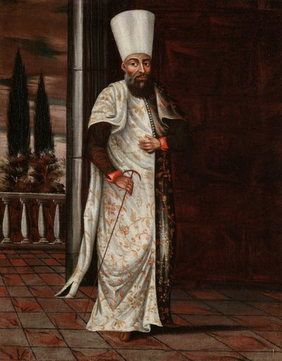 De Chaous Bachi door Jean Baptiste Vanmour (workshop of)
