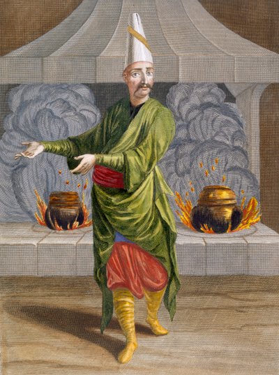 Beulouk-Bachi, Hoofd Chef van de Sultan, ca. 1708 door Jean Baptiste Vanmour