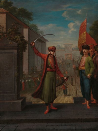 Patrona Halil, c.1730 door Jean Baptiste Vanmour