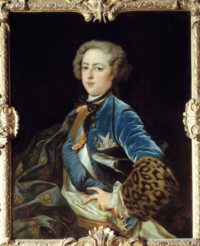 Portret van Lodewijk XV, koning van Frankrijk door Jean Baptiste van Loo