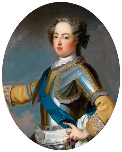 Portret van koning Lodewijk XV 1710-1774, 1720s door Jean Baptiste van Loo