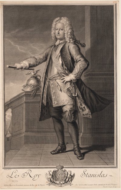 Stanisław I Leszczyński, koning van Polen door Jean Baptiste van Loo