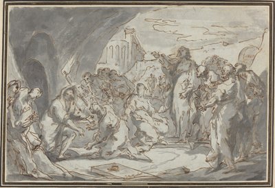 De Opwekking van Lazarus door Jean Baptiste van Loo