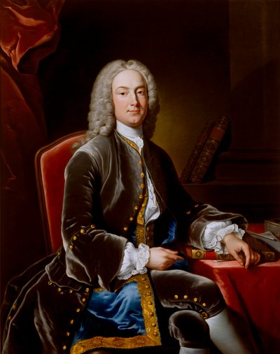 William Murray, Graaf van Mansfield, Britse advocaat, politicus en rechter, c1738 door Jean Baptiste van Loo