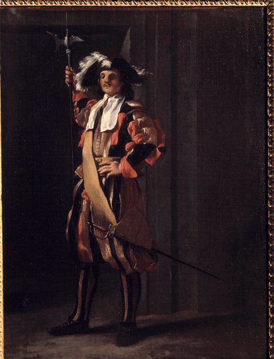 Zwitser van de Pauselijke Garde door Jean Barbault