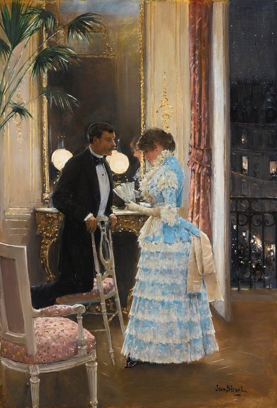 Een gesprek door Jean Beraud