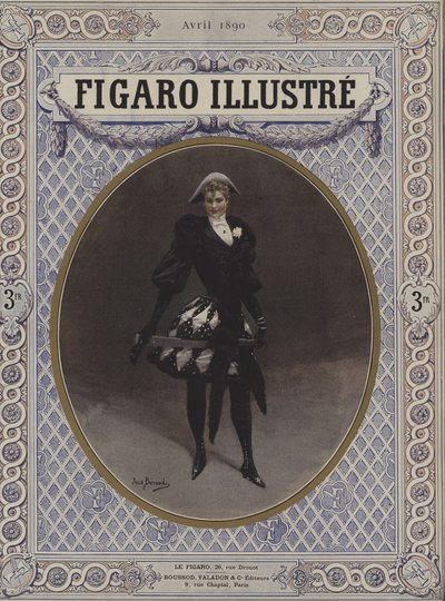Arlequine Eind van de Eeuw door Jean Beraud