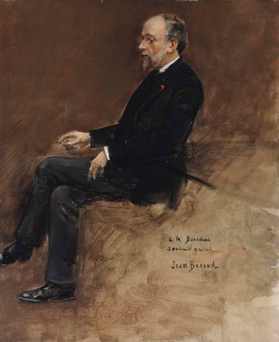 Portret van Hippolyte Taine door Jean Beraud