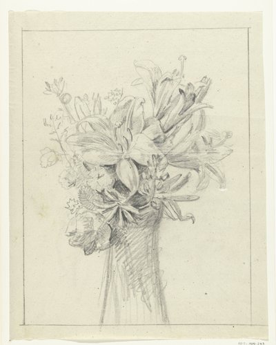Bloemen in een vaas door Jean Bernard