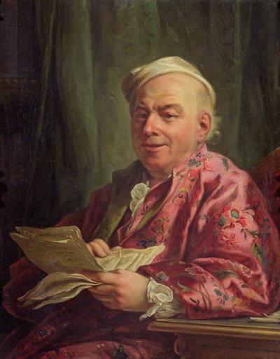 Portret van een man door Jean Bernard Restout