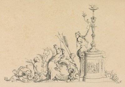 Arabeske Ontwerpen voor Diverse Gebruiken Uitgevonden door J.B. Toro, 1716 door Jean Bernard Toro