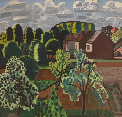 Zonnig Brabants landschap door Jean Brusselmans