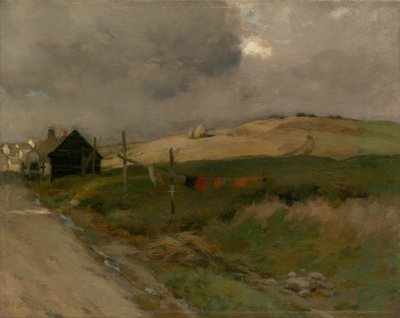 Landschap, circa 1895 door Jean Charles Cazin