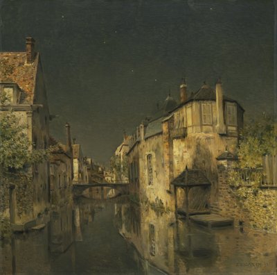 Middernacht door Jean Charles Cazin