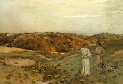 Tobias en de Engel, 1878 door Jean Charles Cazin