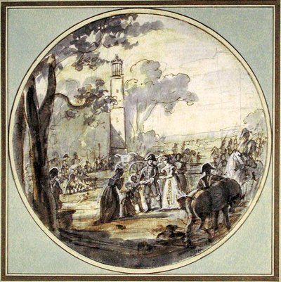 Napoleon I (1769-1821) in Saint-Cloud door Jean Charles Develly