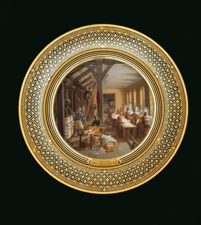 Papeterie, ca. 1820-35 door Jean Charles Develly