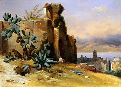 Messina, c.1835 door Jean Charles Joseph Rémond