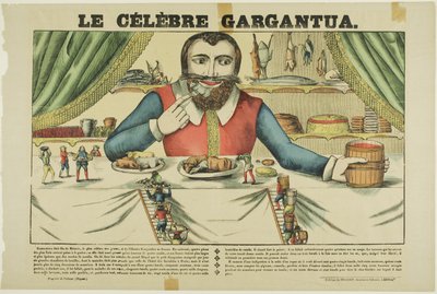 De Beroemde Gargantua door Jean Charles Pellerin