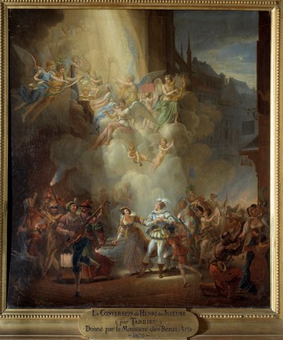 De bekering van Henri de Joyeuse door Jean Charles Tardieu