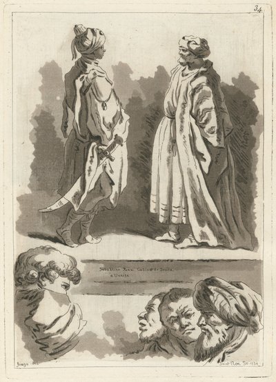 Fragmenten Gekozen uit de Meest Interessante Schilderijen en Doeken van de Paleizen en Kerken van Italië door Jean Claude Richard, Abbé de Saint Non