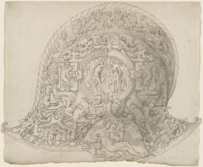 Ontwerp voor een Burgonet Helm door Jean Cousin the Elder